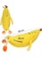 Uyku Arkadaşım Banana Muz Peluş Oyuncak Yastık 60 cm 3