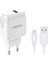 HP-617 2.1A USB Şarj Adaptörü+Lightning Kablo 1