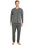 Erkek Antrasit Pijama Takımı 9214 1