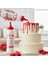 Kırmızı Cake Drip 250 G – Pasta, Kek ve Tatlı Üzeri Çikolata Kaplama Sosu 2