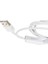 Hızlı Şarj Özellikli USB To M+L+C 3.5A Kablo 0.5m.-Beyaz 3