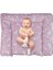 Baby&apos;ness Elyaf Dolgulu Pvc Alt Değiştirme Minderi, Sıvı Geçirmez, Leke Tutmaz, Aydede Desenli, Pembe, 75X85CM 1