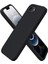iPhone 16E Silikon Kılıf - Mag-Safe Uyumlu, Yumuşak Dokulu, Darbe Emici, Mikro Fiber Kaplama, Premium Koruma, Parmak Izi Tutmaz, Şık ve Hafif Tasarım, Siyah 1
