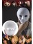Boyanabilir Beyaz Cosplay Maske – Tam Yüz, Kağıt Hamur | 24X18 cm Yetişkin ve Çocuk Uyumu 1