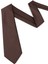 Erkek Kahverengi Mikro Desenli Kravat 50317161-400 1