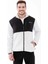 Cliff Erkek Parçalı Ince Polar Sweatshirt Beyaz 1