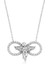 Gümüş Sonsuzluk Melek Bayan Kolye 1
