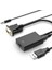 4310 VGA To HDMI Laptop Pc Çevirici Dönüştürücü Adaptör Kablosu 1