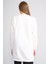 8806 Kadın Bisiklet Yaka 2 Iplik Oversize Tunik Krem 5