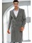 PLT8382 Dewberry Erkek Palto-Gri-2 1