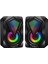 Hoparlörü LED Işıklı Rgb Laptop Pc Uyumlu 1+1 Speaker 1