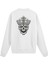 Sırt Baskılı Taçlı Kurukafa Tasarımlı Sweatshirt 1