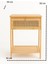 Bambu Rattan Komodin | Tek Çekmeceli Doğal Ahşap Yan Sehpa Dekoratif 36X34X58 cm 5