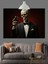 Smokinli Kurukafa Şık Giyimli Dekoratif Kanvas - Mdf Ahşap Tablo 1