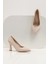 Kadın Kadeh Topuk Krem / Şık Kadın Topuklu / Rahat Kadın Topuklu/şık Ayakkabı 1