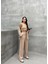 Kadın Üçlü Örgü Takım Gömlek Crop Pantolon Set 1