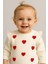 Kız Bebek/çocuk Love Kalp Nakışlı Omuzdan Çıtçıtlı Bebek Takımı 2li Alt Üst Mevsimlik Aylık 3-6-9-12 3