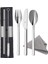 My To Go Çelik Kişisel Çatal Kaşık Bıçak Seti 1