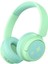 Güvenli Ses Sınırlı 60 Saat Oynatma Süreli Bluetooth Çocuk Kulaklığı Yeşil 1