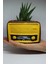 Kişiye Özel Fotoğraflı Retro Radyo ve Canlı Sukulent Saksı Seti 3