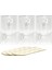 61328 3pc Removable Transparent Adhesive Hooks, 1