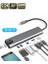 Uyumlu USB Typec 8 Li Hub Dönüştürücü Çevirici Çoklayıcı USB Hdmı Micro Sd 8 Girişli 4