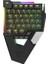 KB-277 Omnı Siyah Örgülü Type C Rgb 6 Farklı Aydınlatma Modu Q Mini Gaming Oyuncu Klavyesi 2