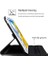 iPad ile Uyumlu 7.nesil 8. Nesil 9.nesil 10,2 Inch Kılıf 360° Dönebilen Standlı Lastikli 10,2 Inch Tablet Deri Kılıf Siyah 3