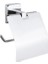 Banyo Kare Krom Yapışkanlı Kapaklı Tuvalet Kağıtlığı Wc Kağıtlık Tuvalet Kağıdı Askısı 1