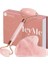 Baımeı Çift Taraflı Cilt Masaj Aleti Rose Quartz Roller & Gua Sha Set Kutusu ve Kesesi ile 1
