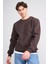 Çetinkaya Mentality 3036 3 Ip Bisiklet Yaka Kahve Sweatshirt 1
