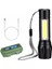 Güçlü Mini El Feneri - Cob Ledli, USB Şarjlı, Kutulu 1