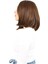 Fiber Sentetik Peruk Perçemsiz Kısa Düz - Kahve Karamel 3