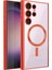 Samsung Galaxy S23 Ultra Kılıf Kross Magneticsafe Kapak - Kırmızı 1