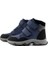 Trekking Hakiki Deri Lacivert Cırt Cırtlı Erkek Çocuk Bot 5
