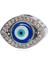 Kadın Nazar Boncuğu Detay Göz Model Gümüş Charm 1