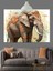 Afrikalı Fil Portresi Dekoratif Kanvas - Mdf Ahşap Tablo 2