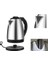 Kettle Su Isıtıcı C F Priz Uyumlu 220 - 240 V Paslanmaz Çelik Kablolu 3
