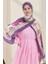Gül Desen Bambu Şal 3