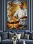 Aşçı Şef Yemek Hazırlarken Dekoratif Kanvas - Mdf Ahşap Tablo 2