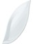 Leaf Beyaz Ev Düz Tabak 37CM 3