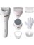 Philips Epilasyon Cihazı, Islak ve Kuru Kablosuz Kullanım, LED Işık, Ekstra Geniş Başlık, Hassas Bölge Başlığı, Pedikür Ayak Törpüsü, 6 Aksesuar Dahil, Beyaz Renk, BRE730/05 1