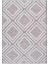 Muhana Geometrik Gri Polyester Pamuk Tabanlı Makine Halısı 1