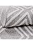 Muhana Geometrik Gri Polyester Pamuk Tabanlı Makine Halısı 5