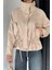 Kadın Bel Lastikli Süet Ceket P-00018946 3