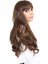 Kahküllü Uzun Dalgalı Fiber Sentetik Peruk - Kahve Karamel 3