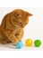Çıngıraklı Kedi Topu | 4’lü Set | 4 cm Çapında Eğlenceli Kedi Oyuncağı 2