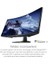 Gaming Monitör 34 Inç 3440X1440 Wqhd 21:9 1800R, 144Hz, Va, 1ms, Mprt, Amd Freesync Premium Pro, Hdr 400, Displayport, 2x Hdmı, 5x Usb, Kavisli Oyuncu Monitörü, S3422DWG 2
