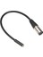 Xlr-- 3,5 mm Ses Adaptör Kablosu, Mikrofon Ses Kartı Bağlantısı Için, 3,5 mm Tss Soketine Xlr Fiş, Amplifikatör, Mikser Gibi Ses Cihazları Için 30 cm Kablo 1