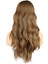 Dalgalı Perçemli Fiber Sentetik Orta Boy Peruk - Bebek Kumralı 5